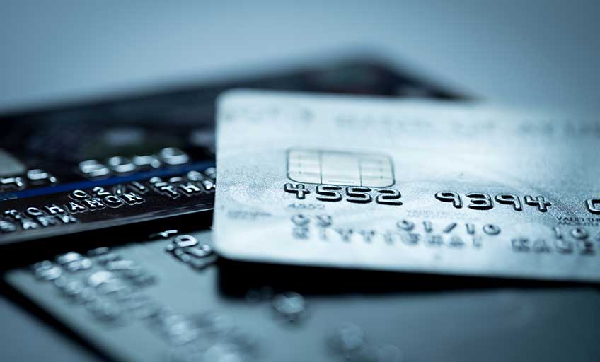 An image of a debit card