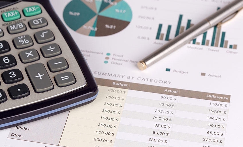 Budget planner illustration