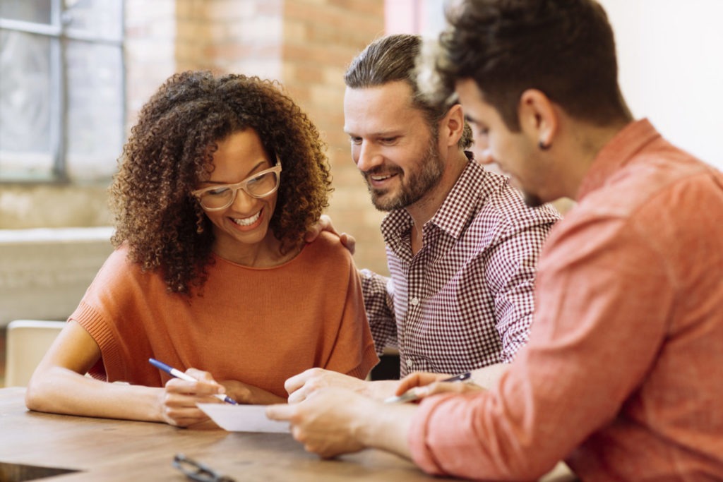 Photo of people illustrating Mortgage success